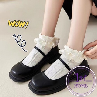 ถุงเท้าโลลิต้า แบบนิ่ม สไตล์ญี่ปุ่น สําหรับผู้หญิง ถุงเท้าแฟชั่นวัสดุผ้าฝ้าย JK socks