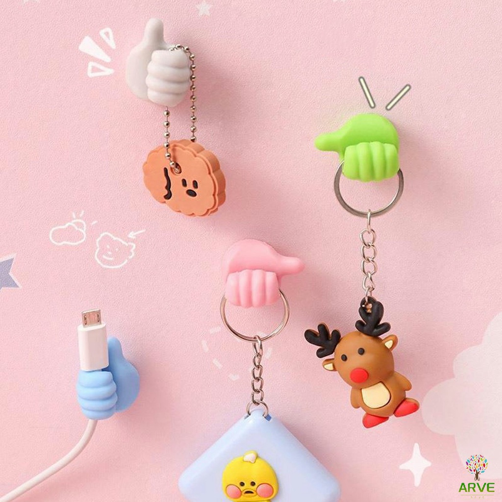 10-pcs-คลิปตะขอแขวนติดผนัง-อเนกประสงค์-รูปนิ้วโป้ง-แบบสร้างสรรค์-home-storage-hooks