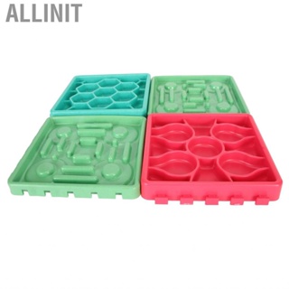 Allinit Slow  Pad  Extends Eating Time Splicing Dog Lick Prevent Choking Safe Flexible Rubber for  Dogs