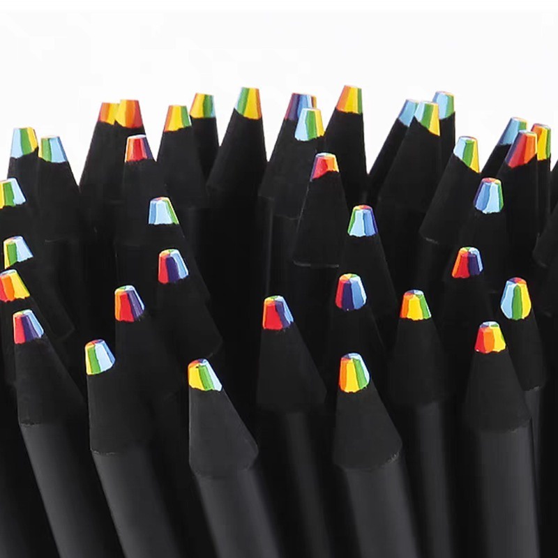 ดินสอไม้-ไล่โทนสี-คุณภาพสูง-7-สี-สไตล์เกาหลี-สําหรับนักเรียน-สํานักงาน-วาดภาพ-ระบายสี-เครื่องเขียน