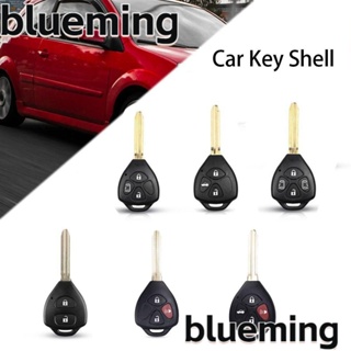 Blueming2 เคสรีโมตกุญแจรถยนต์ ABS สีดํา TOY43 Blade 2 3 4 สําหรับ Toyota Corolla Camry Reiz RAV4 Crown Avalon Venza Matrix