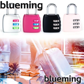 Blueming2 ที่ล็อคกระเป๋าเป้สะพายหลัง แบบใส่รหัสผ่าน ขนาดเล็ก มีซิป สําหรับเดินทาง