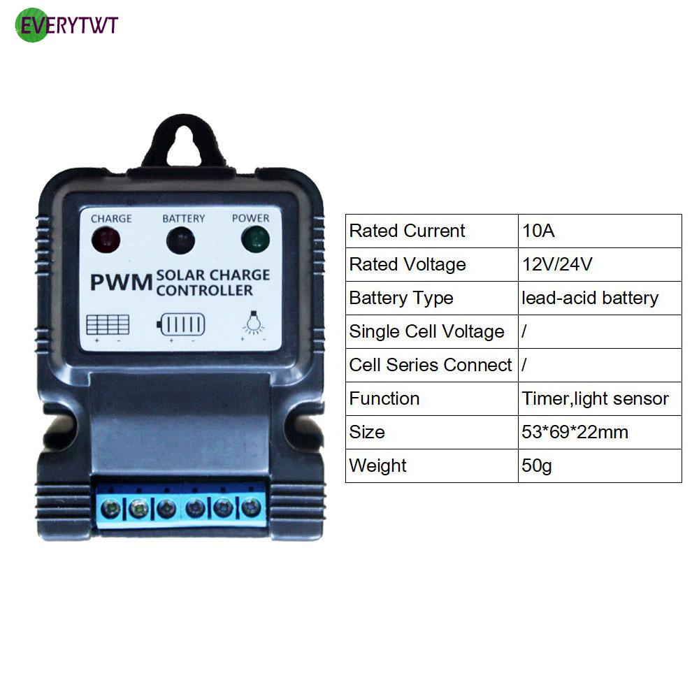 new-charge-controller-battery-charger-6v-12v-automatic-solar-control-systems