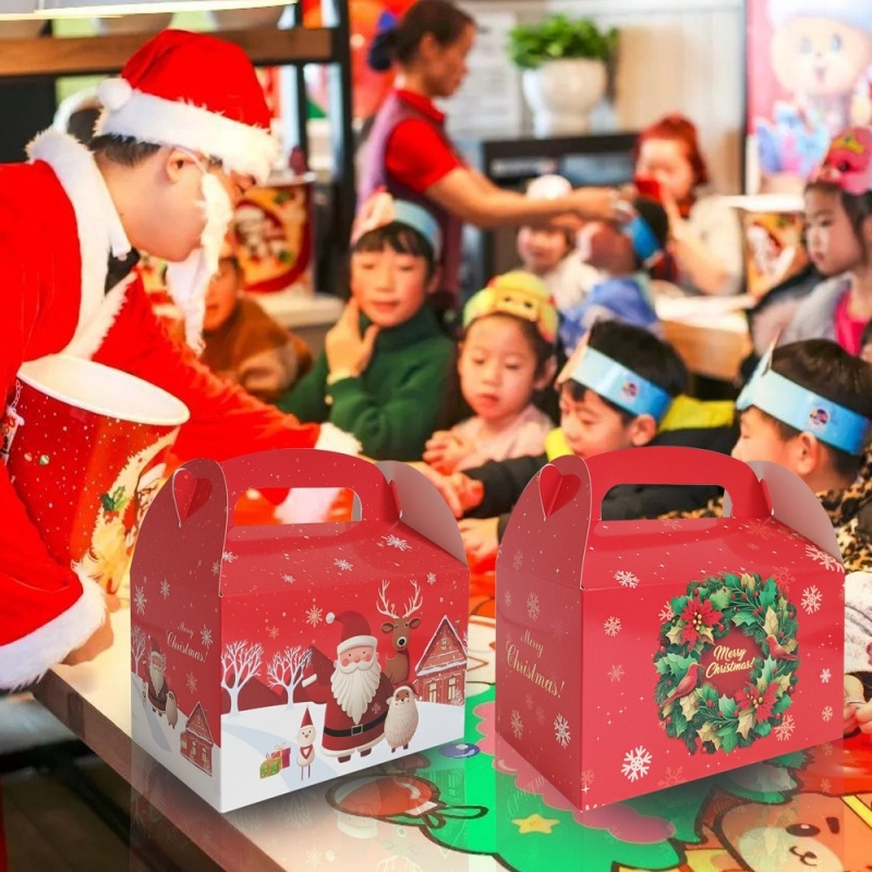 กล่องกระดาษใส่ขนม-ของขวัญคริสต์มาส-สําหรับตกแต่งบ้าน-ปาร์ตี้