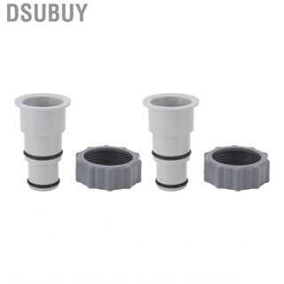 Dsubuy 2Pcs Replacement Hose Adapter Plastic Pool Accessories For Threaded Connection