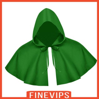 [Finevips] เสื้อคลุมแม่มดคอสเพลย์ มีฮู้ด สไตล์โกธิค สําหรับปาร์ตี้ฮาโลวีน