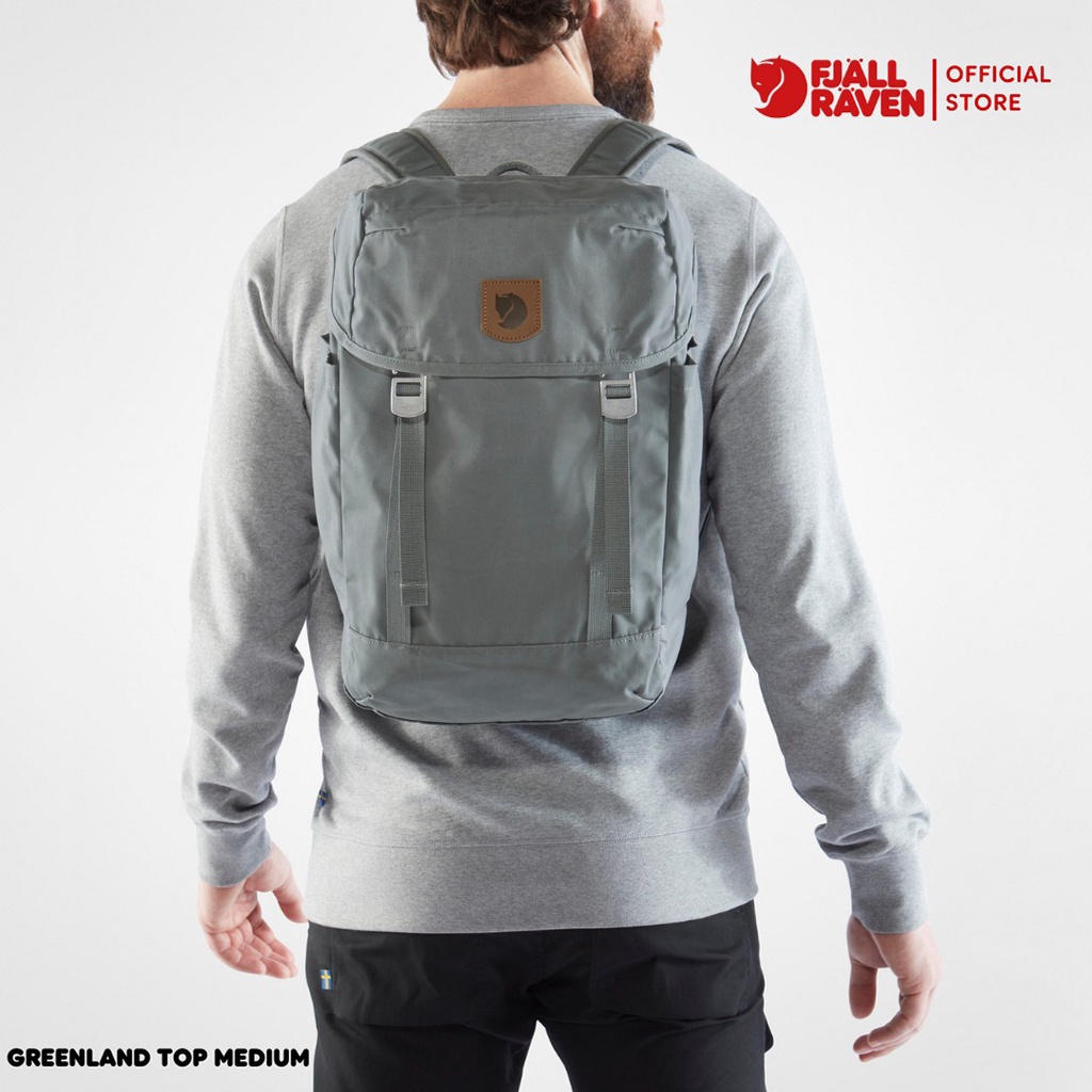 fjallraven-greenland-top-classic-กระเป๋าเป้สะพายหลังสายลุยใส่โน้ตบุ๊คได้-โลโก้หนังแท้-ผ้า-g1000-เป้เดินทาง