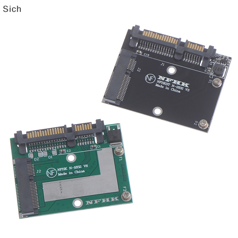 [Sich] อะแดปเตอร์แปลงการ์ด MSATA Mini Pcie SSD เป็น 2.5 นิ้ว SATA3 6 ...