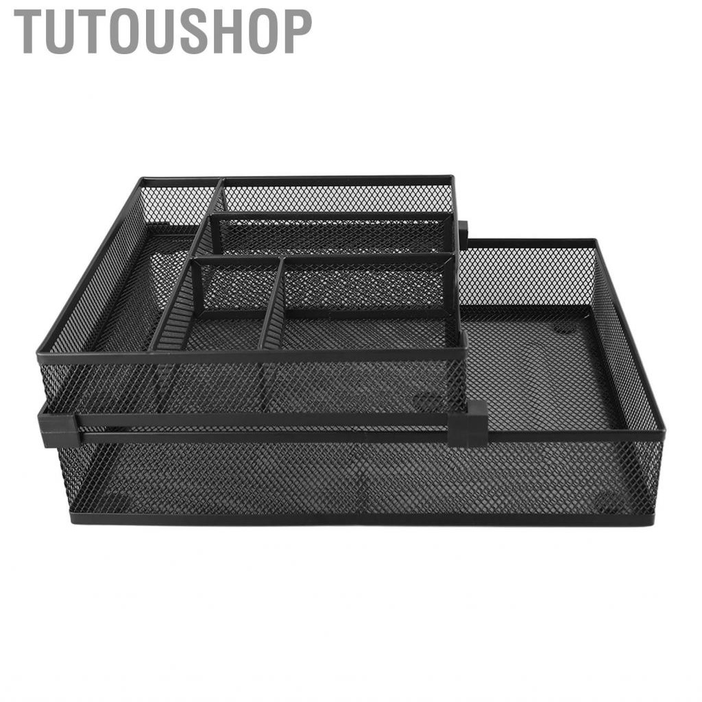 2 Tier Metal Mesh Paper Tray Multipurpose for Office