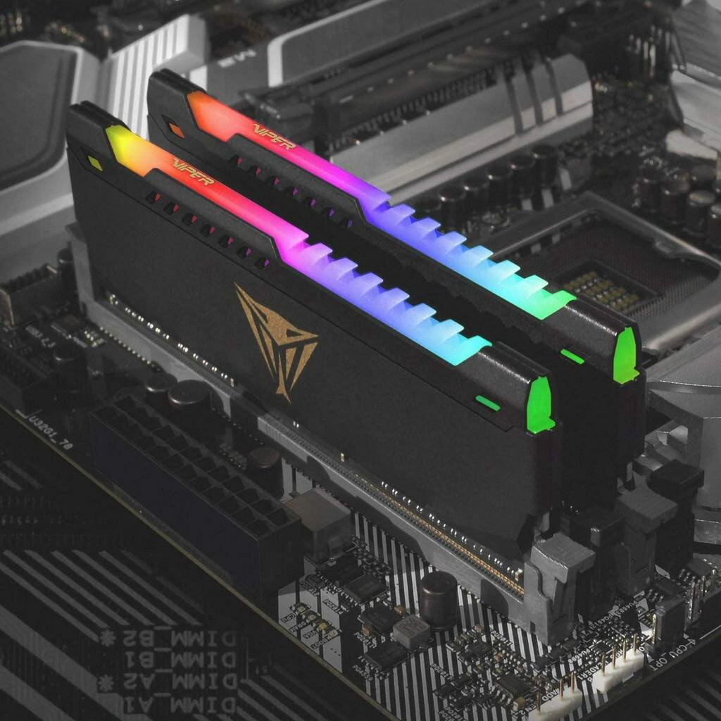 DDR4 Patriot Viper Steel RGB 32GB/3600Mhz (2x16GB) (PVSR432G360C0K
