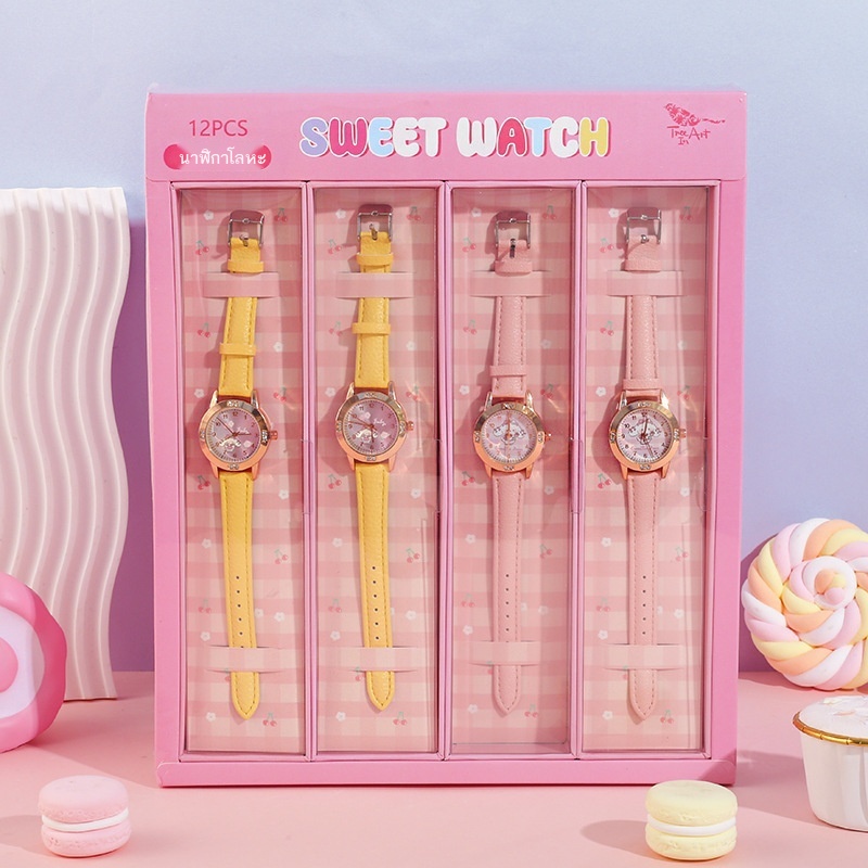 นาฬิกาโลหะ Candy Dorothy Sweet Party น่ารักการ์ตูนการจัดการเวลานักเรียนนาฬิกาเครื่องประดับเด็ก