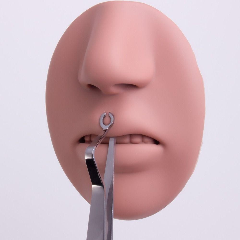 เครื่องมือเจาะ Dermal แบบสแตนเลสสำหรับ Septum, Nose Stud และ Navel Stud ...
