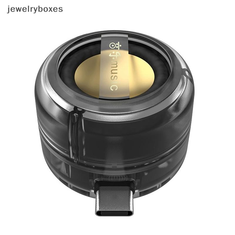 [jewelryboxes] ลําโพงมินิแบบพกพา Universal Sound Box Type-C และแจ็ค 3.5 ...