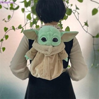 Dahuo Yoda กระเป๋าเป้สะพายหลัง กระเป๋านักเรียน ผ้ากํามะหยี่ขนนิ่ม สําหรับเด็กอนุบาล ของขวัญวันเกิด