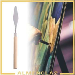 [Almencla2] จานผสมสีน้ํามัน อะคริลิค บนผ้าใบ สเตนเลส สําหรับผสมสี ผสมสี ทาสีเค้ก
