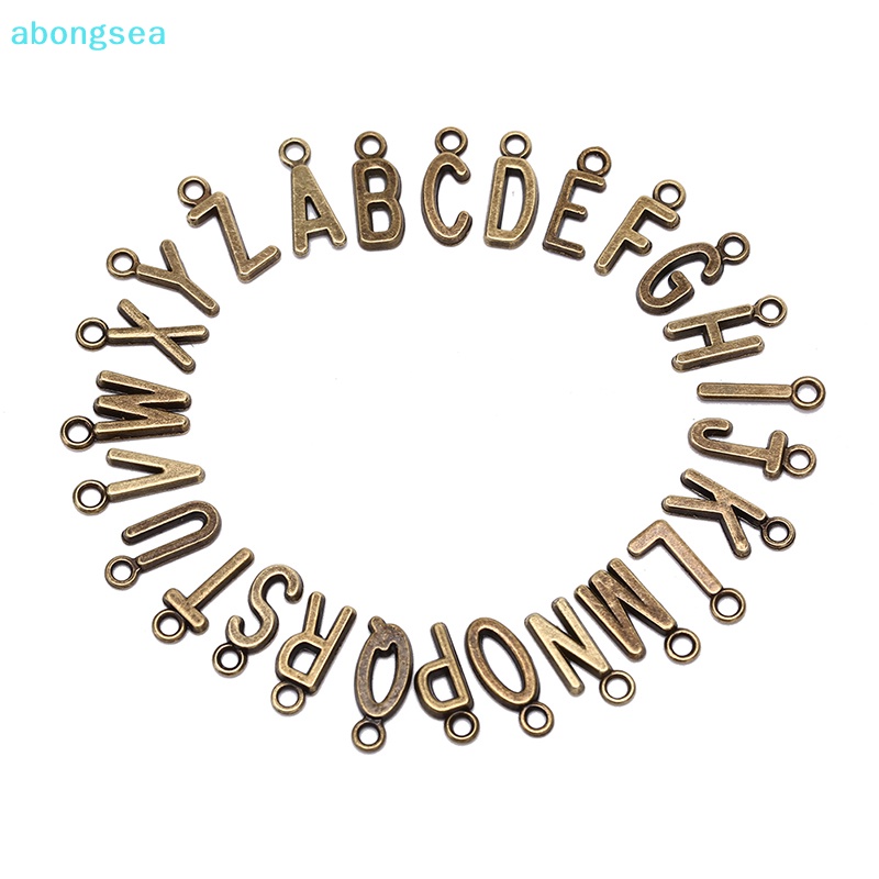 abongsea-จี้ตัวอักษร-a-z-สีเงิน-สีทอง-สําหรับทําเครื่องประดับ-diy-26-ชิ้น
