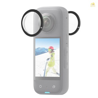 Banana_pie ฝาครอบเลนส์กล้องพาโนรามา 2 ชิ้น สําหรับ Insta360 X3