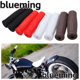 Blueming2 ปลอกแฮนด์มือจับยาง กันลื่น สไตล์วินเทจ คลาสสิก สําหรับรถจักรยานยนต์ Harley