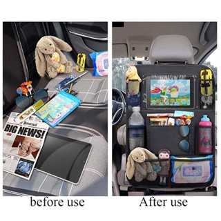 2 Pcs/set Removable Container Accessories Travel Space Saving Hanging Car Backseat Storage Pockets Organizer