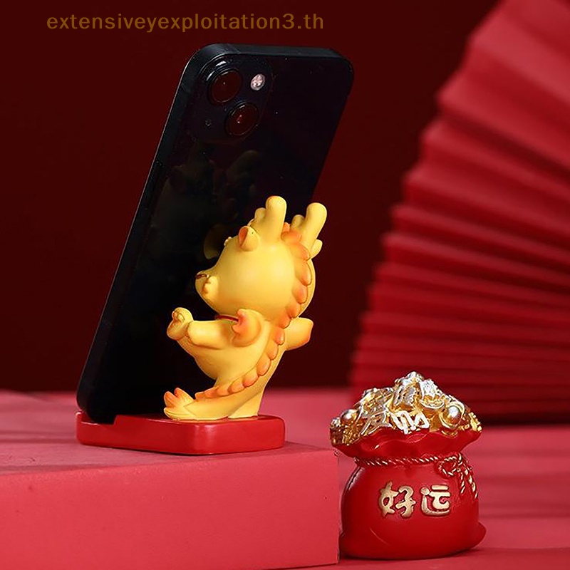 cny-รูปปั้นเรซิ่น-รูปมังกรจิ๋ว-สไตล์จีน-สําหรับตกแต่งแดชบอร์ดรถยนต์-2024-2024