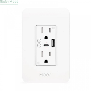 【Big Discounts】USB and Type C Fast Charging Enabled Smart Wall Socket for Smart Home Automation#BBHOOD