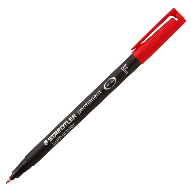 staedtler-ปากกาเขียนแผ่นใสลบไม่ได้-0-6-มม-รุ่น-318-2-สีแดง