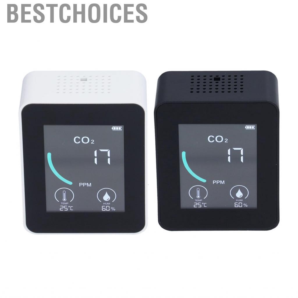 Bestchoices CO2 Detector Digital Temperature and Humidity With Alarm ...
