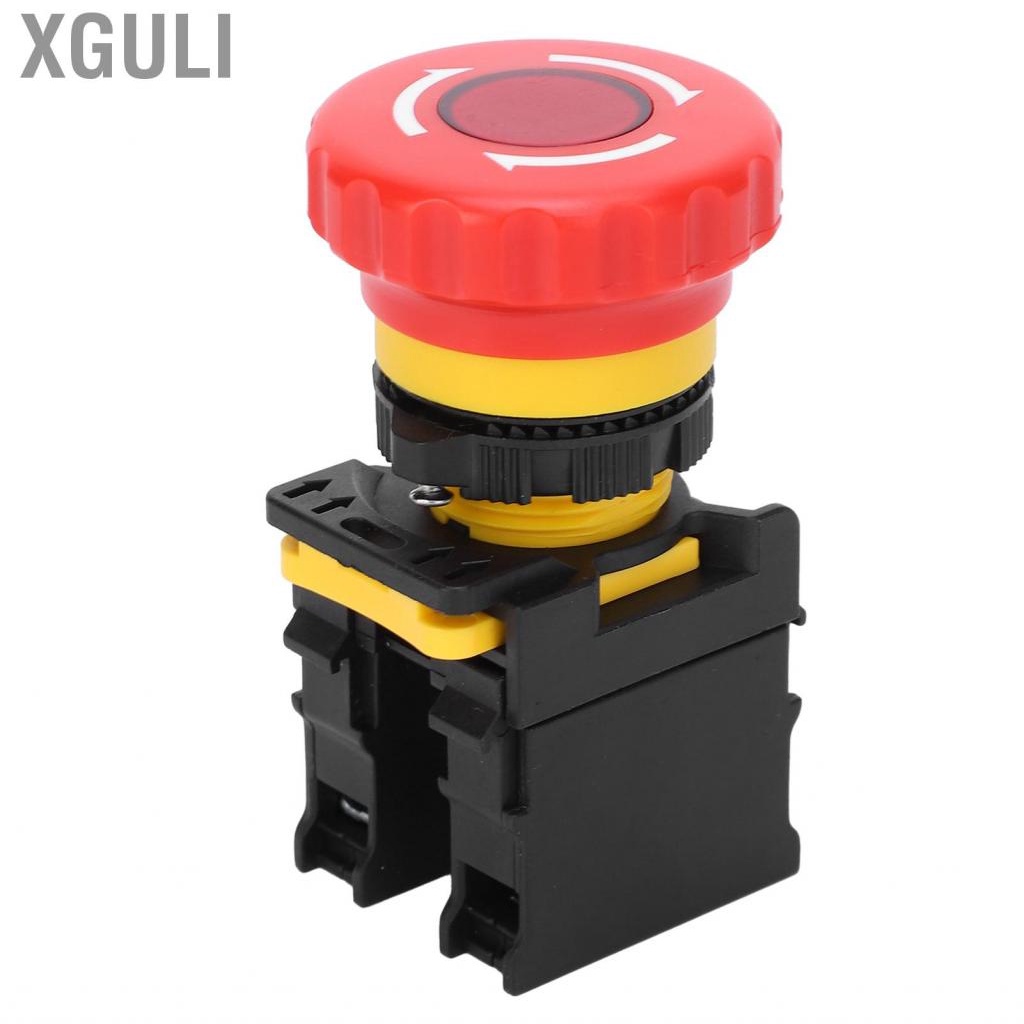 Xguli Emergency Stop Button Stable Switch Fire Hazards for | Shopee ...