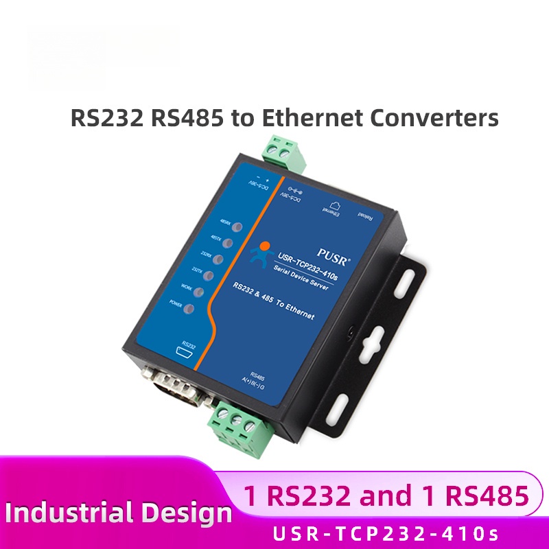 PUSR RS232 RS485 Serial to Converter Serial Device Server