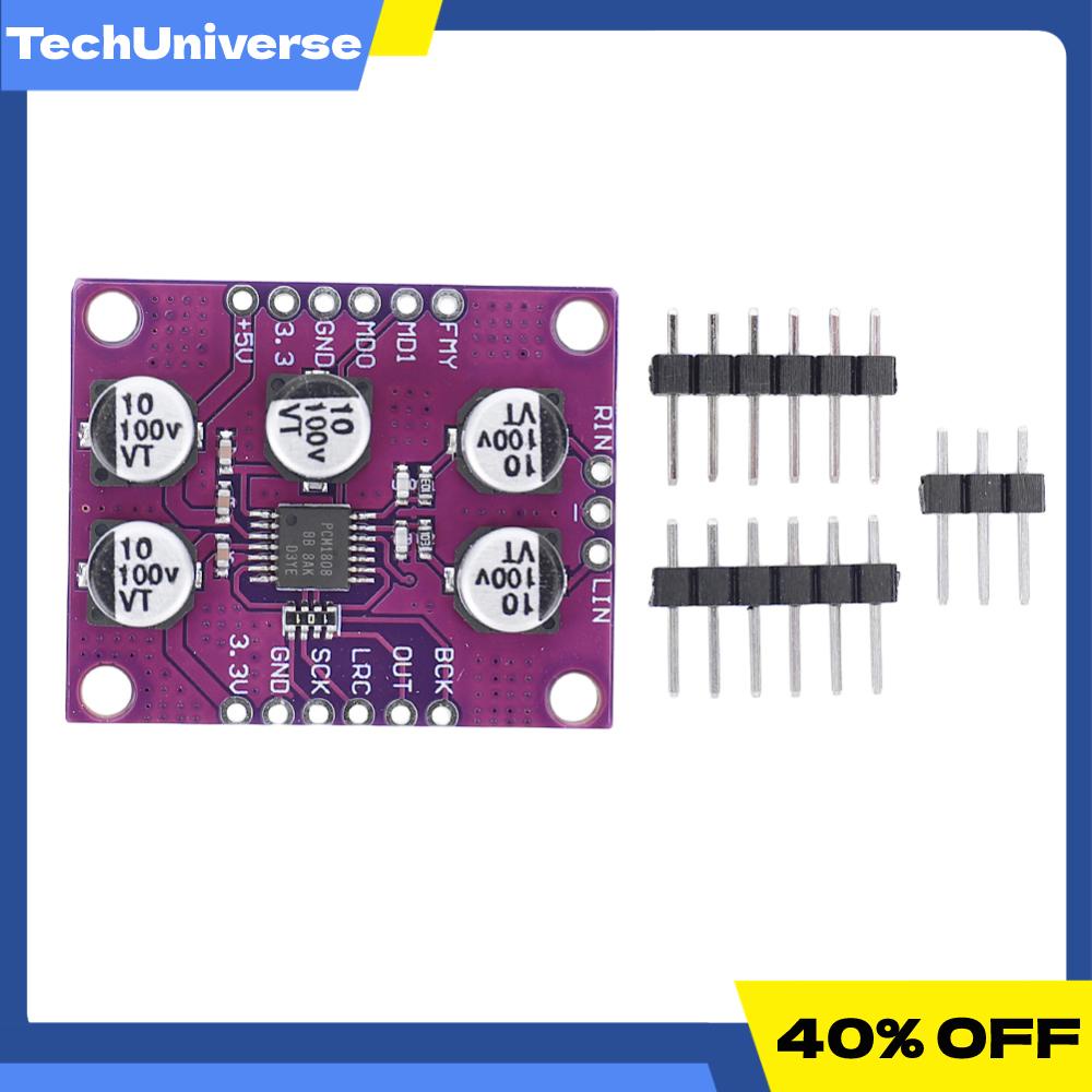 Pcm1808 SNR บอร์ดขยายเสียงสเตอริโออะนาล็อก 24bit อินพุตถอดรหัส | Shopee ...