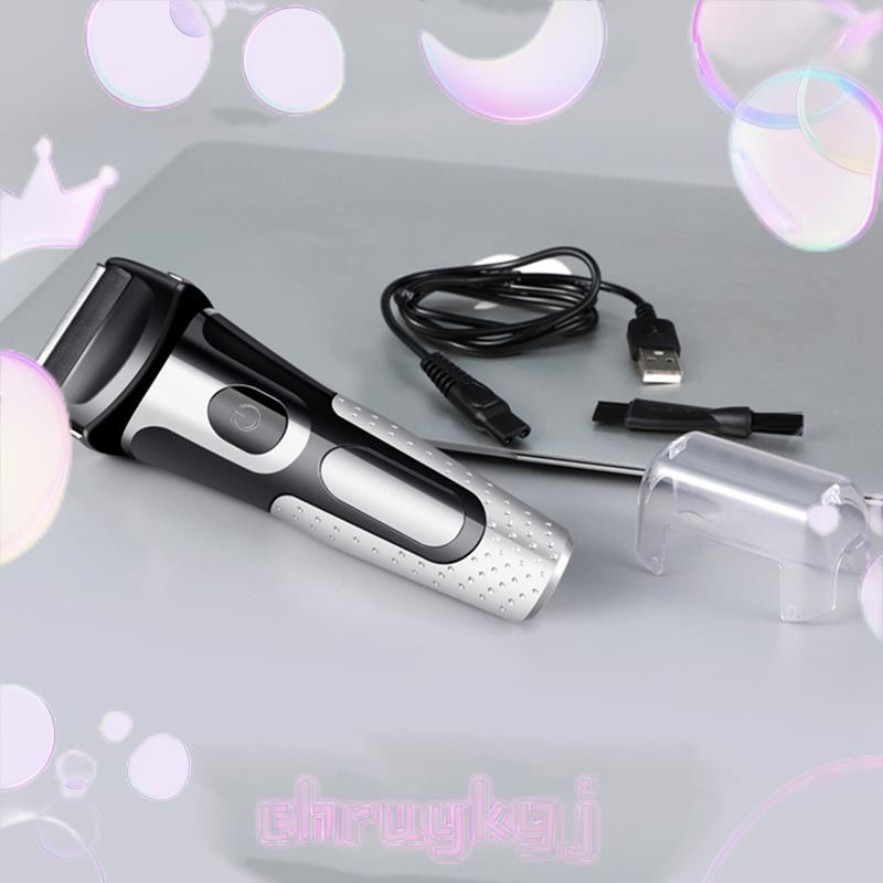 เครื่องโกนหนวดแบบลูกสูบ USB ชาร์จตัดผมผู้ชาย Beard Trimmer chruykgj.th ...