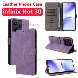 เคสโทรศัพท์มือถือหนัง ฝาพับแม่เหล็ก กันกระแทก พร้อมที่ตั้งวาง สําหรับ infinix Hot 30 i 30i 30playNfc Hot30 i Hot30i Hot30play 4G 5G 2023