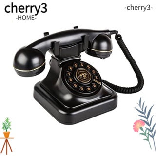 Cherry3 โทรศัพท์บ้าน ABS สไตล์เรโทร วินเทจ ปรับได้ สําหรับตกแต่งบ้าน