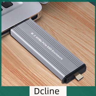 [Dcline.th] เคสฮาร์ดดิสก์อลูมิเนียม W206 SSD USB3.1 Gen2 10Gbps สําหรับ M2 NVMe PCIe