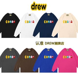 A3/Drew ใหม่ กินงู แขนยาวลายงู ผ้าฝ้ายขาว ผ้าฝ้ายแท้