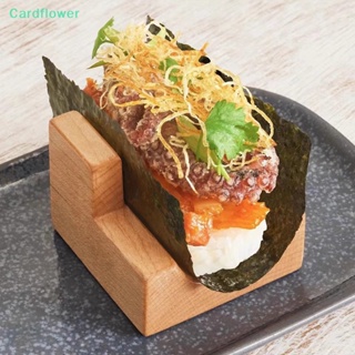 <Cardflower> ชั้นวางซูชิ ทาโก้ ขนมขบเคี้ยว แบบไม้ สไตล์ญี่ปุ่น สําหรับร้านอาหาร โรงแรม 1 ชิ้น