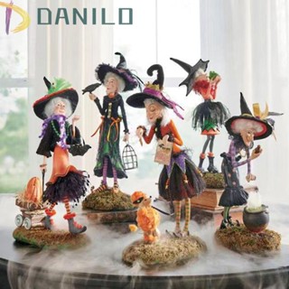 Danilo ฟิกเกอร์เรซิ่น รูปแม่มด DIY สําหรับตกแต่งปาร์ตี้ฮาโลวีน