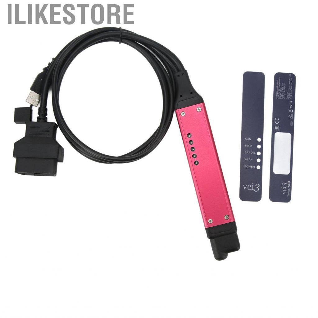 Qiilu VCI 3 Adapter Scanner Wifi Draadloos - Truck Engine Fault Code Reader Voor Scania