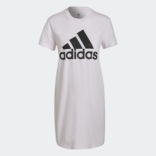 adidas ไลฟ์สไตล์ ชุดกระโปรง Essentials Logo ผู้หญิง สีชมพู HD1761