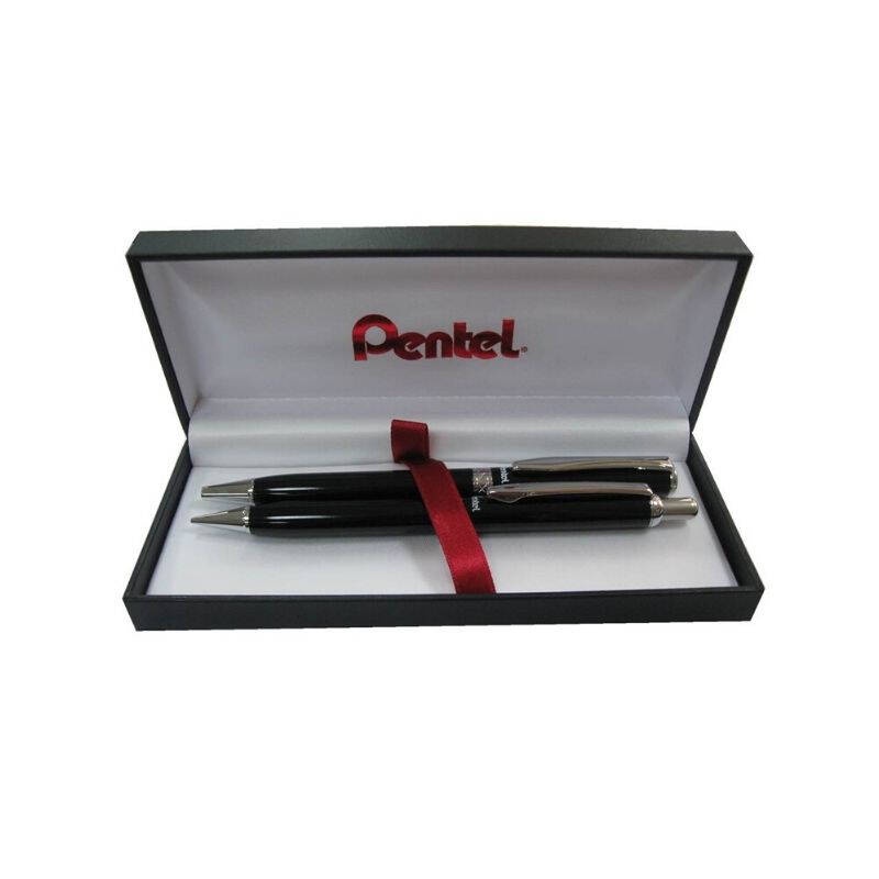 pentel-ชุดปากกาลูกลื่นและดินสอกด-qba811-c