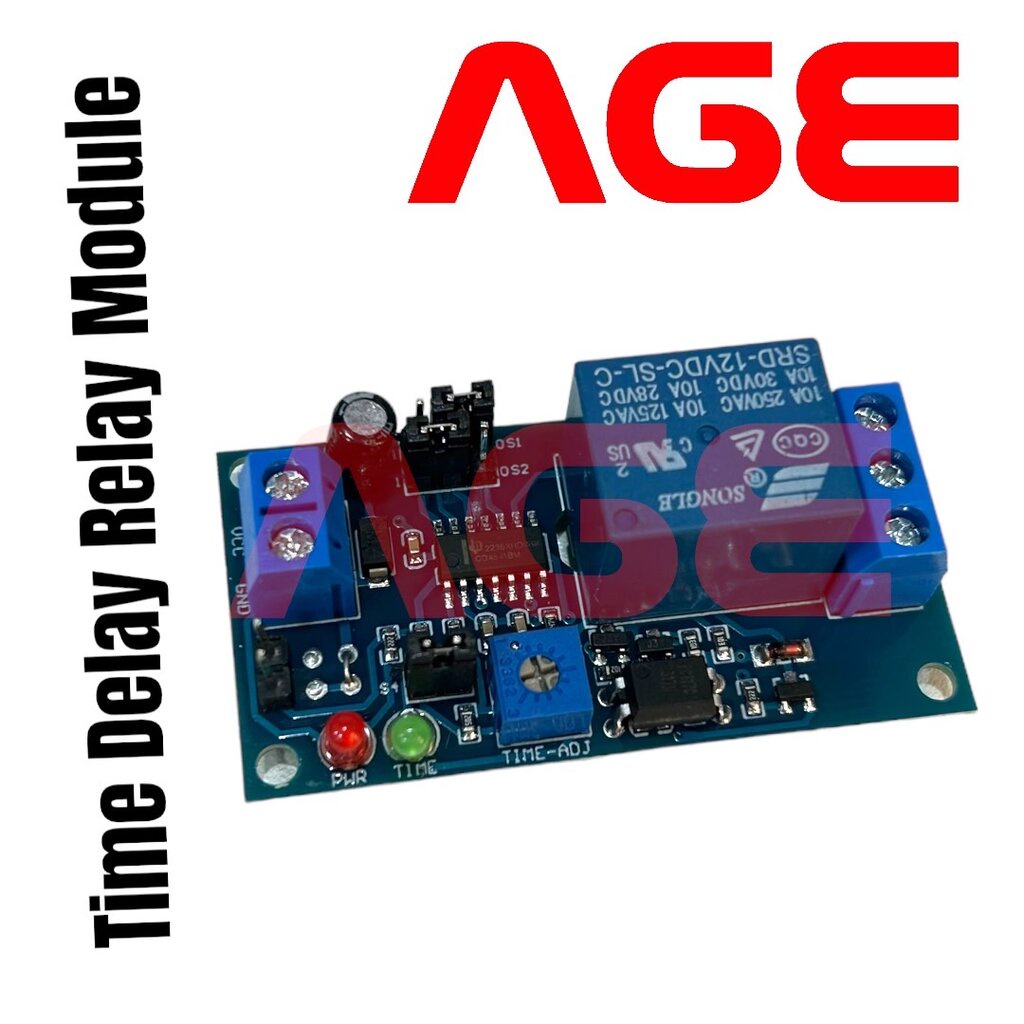 โมดูลหน่วงเวลา DC 12V Time Relay Module Normal Open Time Delay Relay ...