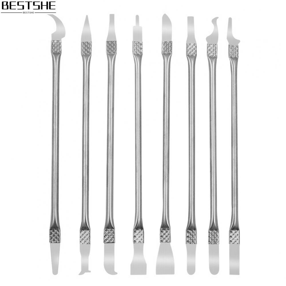 BESTSHE-Metal Spudger Pry Wrecking Bars 8Pcs/Set BGA CPU Chips ...