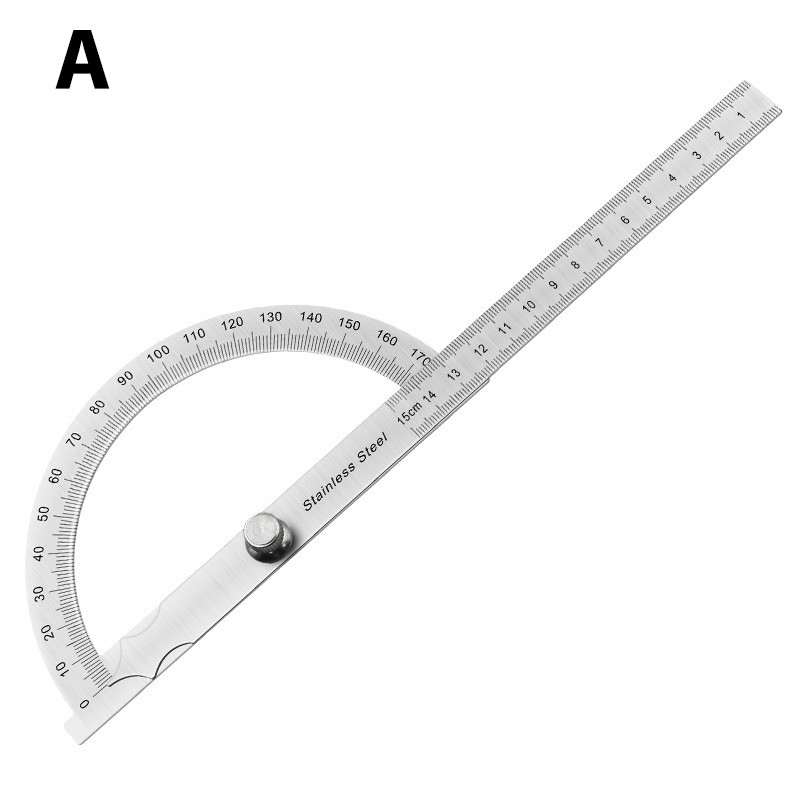 Bn 180 องศาไม้โปรแทรกเตอร์โลหะมุม Finder Goniometer ไม้บรรทัดมุม ...