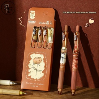 ปากกาหมึกเจล 0.5 มม. น่ารัก สีชมพู สตรอเบอร์รี่ หมี กด ประเภทปากกา นักเรียนกด ปากกาเจล เครื่องเขียน