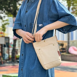 4 สี Ulzzang เกาหลี แฟชั่น ผ้าใบ เรียบง่าย Ins ญี่ปุ่น ขนาดเล็ก มินิ ผู้หญิง กระเป๋าสะพายข้าง กระเป๋าสะพายข้าง สําหรับผู้หญิง