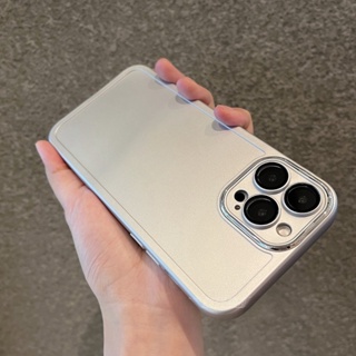 เคสโทรศัพท์ซิลิโคน กันกระแทก ปิดด้านหลัง ป้องกันเลนส์กล้อง หรูหรา สําหรับ iPhone 14 13 12 11 Pro Max 14 Pro Max