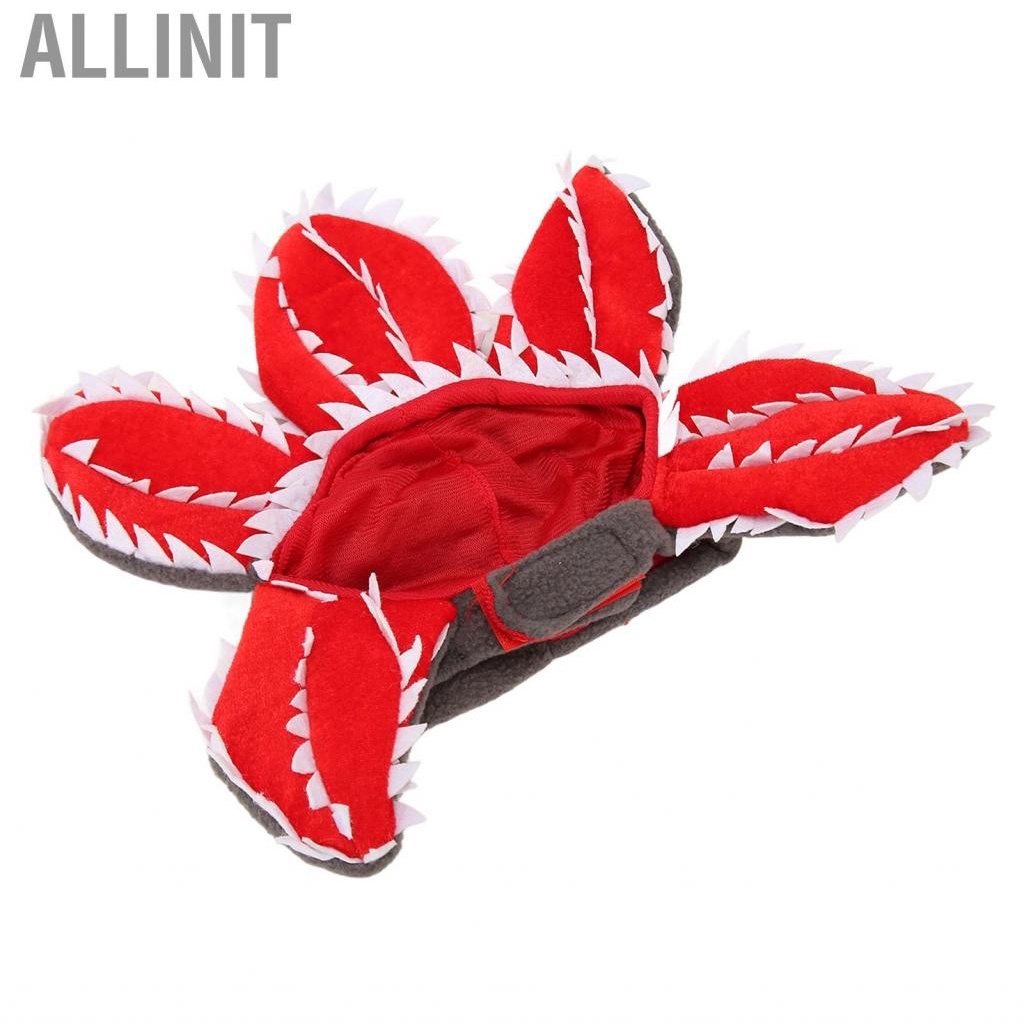 allinit-pets-halloween-man-eater-flower-hat-adjustable-comfortable-breathable-cute-horror-pet-for-par