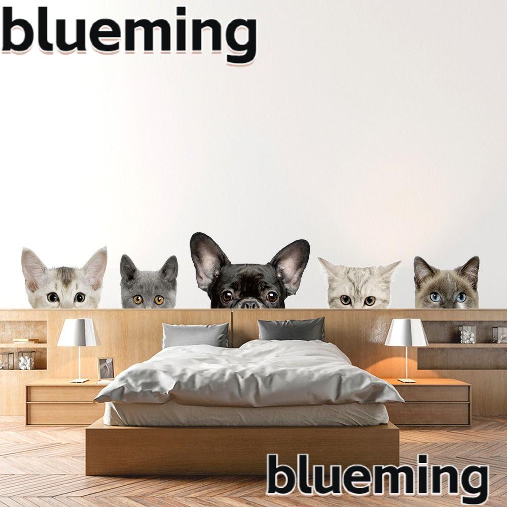 blueming2-สติกเกอร์-pvc-กันน้ํา-กันรอยขีดข่วน-ลายสัตว์เลี้ยง-สุนัข-แมว-แกะออกได้-สําหรับติดตกแต่งผนังบ้าน-รถยนต์