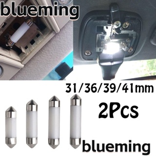 Blueming2 หลอดไฟ LED C5W ทรงโดม สําหรับติดป้ายทะเบียนรถยนต์ 2 ชิ้น