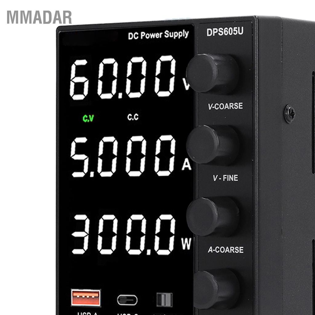 mmadar-แหล่งจ่ายไฟ-dc-ตัวแปร-300w-0-60v-0-5a-การปรับตัวเข้ารหัสเอาต์พุตจอแสดงผล-led-แหล่งจ่ายไฟแบบปรับได้